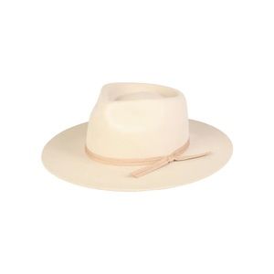 LACK OF COLOR Ivory Zulu hat Med 57cm NWT soft Australian wool fedora style